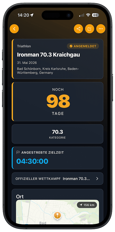 Dein digitales Wettkampf-Tagebuch - 3